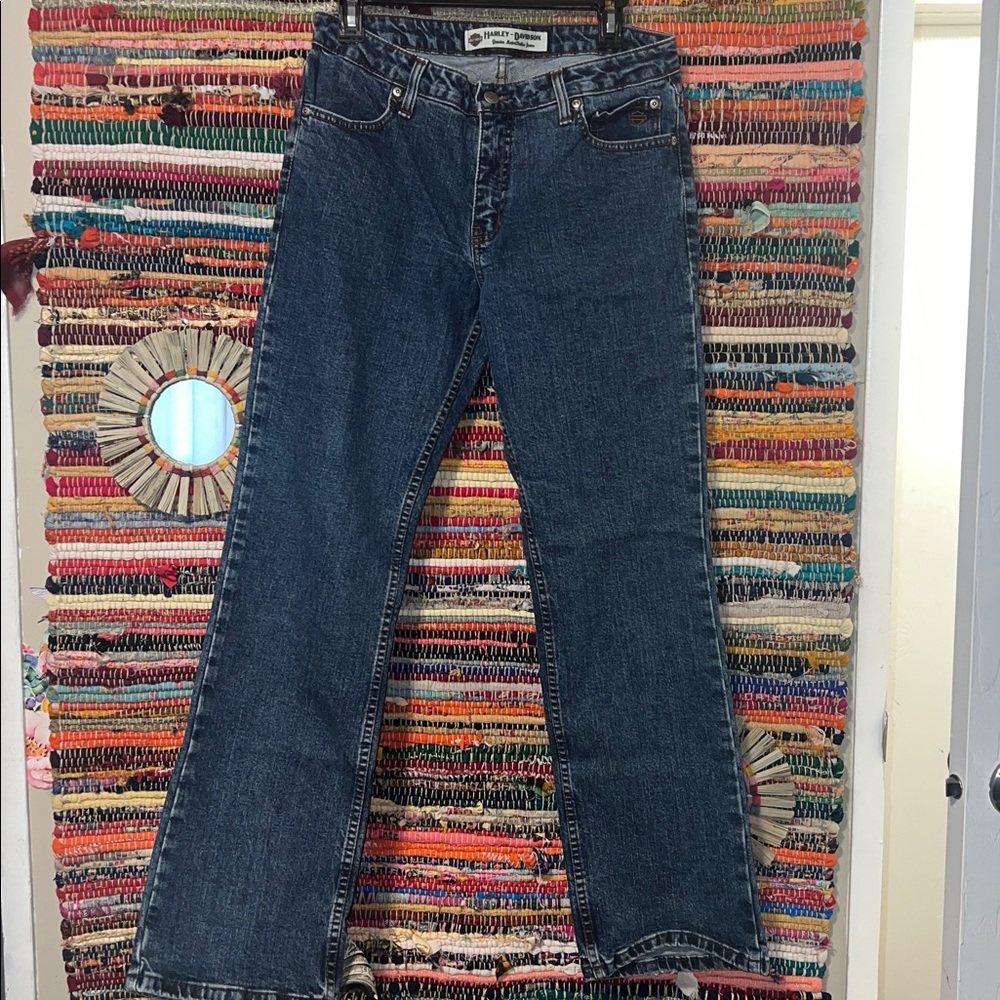 VTG Harley-Davidson Blue Denim Bootcut Jeans